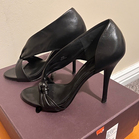B Brian Atwood Shoes - Brian Atwood beautiful black “Chryssa” heels, size 6.